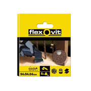 Flexovit Delta Hook & Loop Sanding Sheet 94mm Assorted (Pack 6) - 78072764915