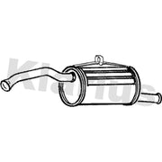 Klarius Box With Tail Pipe Rear fits Toyota Starlet 1996-1999 1.3