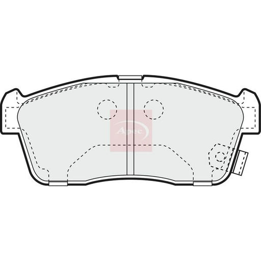 Apec Front Brake Pad Set PAD1111