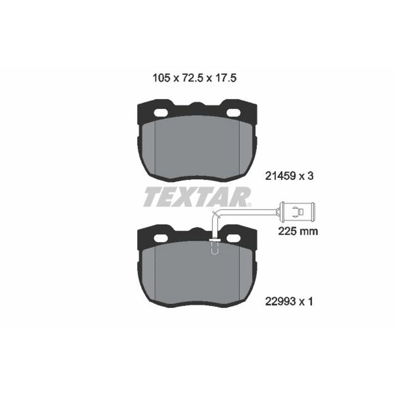 Textar Front Brake Pad Set 2145905