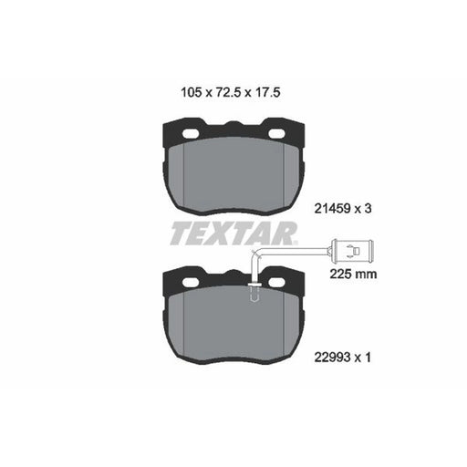 Textar Front Brake Pad Set 2145905