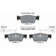 Textar Rear Brake Pad Set 2436701