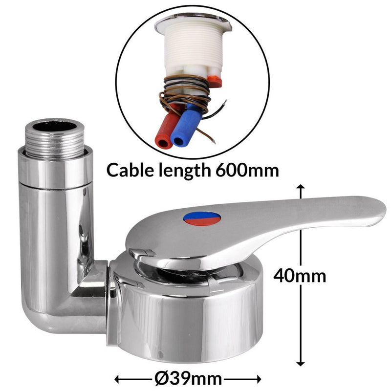Single Lever Twist Shower Mixer Nova - Dynamic Drive