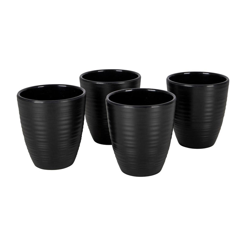 Bo-Camp Industrial Collection Mug Orville 4 Pieces Black Bo-Camp - Dynamic Drive