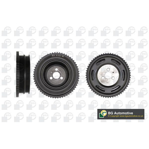 BGA Crank Shaft Belt Pulley fits Fiat Doblo 2001 on 1.2