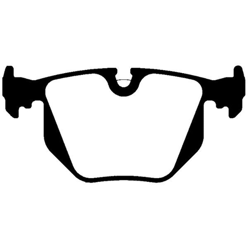 Abtex Rear Brake Pad Set fits BMW 3 1999-2007