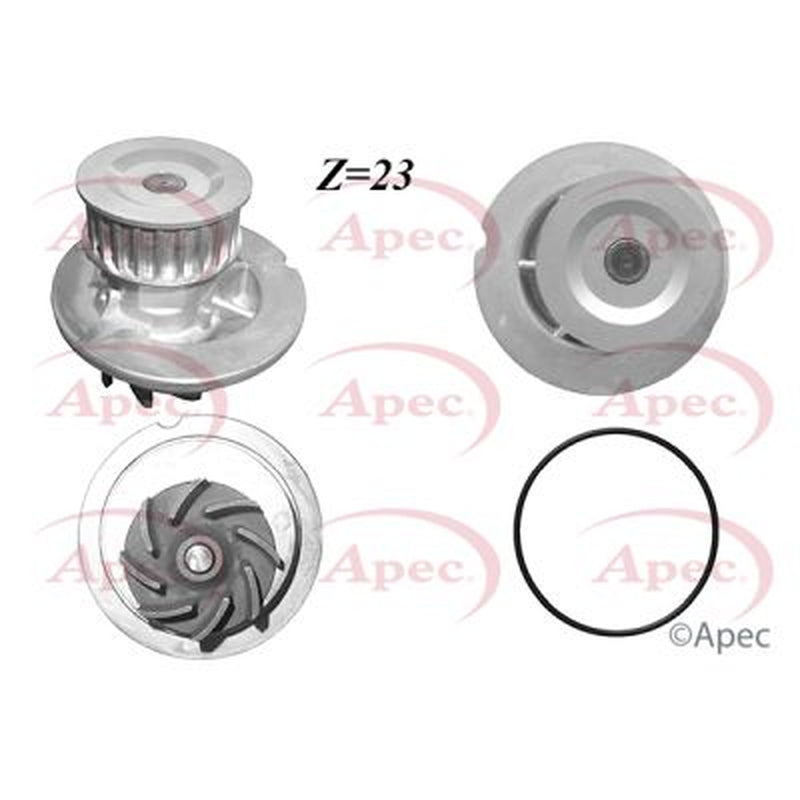 Apec Engine Cooling Water Pump fits Chevrolet Lacetti 2005-2013 1.8