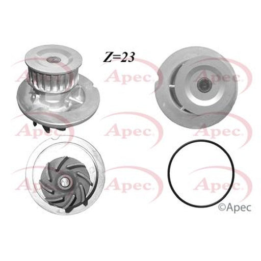 Apec Engine Cooling Water Pump fits Chevrolet Lacetti 2005-2013 1.8
