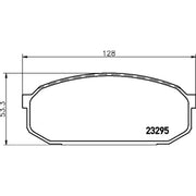 Mintex Front & Rear Pads fits Mazda 323 F 1994-1998 2.0