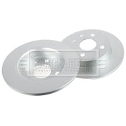 Borg & Beck Front & Rear Brake Discs & Pads fits Vauxhall Astra 1991-1998 1.4