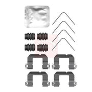 Apec Brake Pad Accessory Fitting Kit Front fits Kia Rio IV 2017 on 1.0 1.4