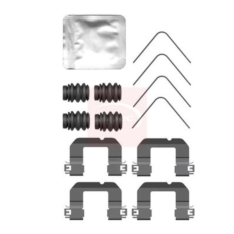 Apec Brake Pad Accessory Fitting Kit Front fits Kia Rio IV 2017 on 1.0 1.4