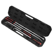 Sealey Pry Bar Set 4pc Heavy-Duty with Hammer Cap AK9100 Sealey - Dynamic Drive