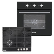 Baridi Integrated Oven & Hob Bundle 60cm with 55L Capacity