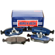 Borg & Beck Front & Rear Brake Discs & Pads fits Fiat Panda 2014-2015 0.9 1.3