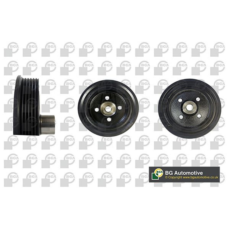 BGA Crank Shaft Belt Pulley fits Ford C-Max 2007-2010 1.8