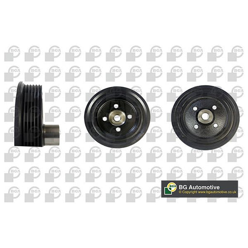 BGA Crank Shaft Belt Pulley fits Ford C-Max 2007-2010 1.8