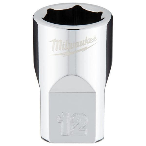 Milwaukee 3/8 Drive Socket Metric Standard 12mm 4932478342 Milwaukee - Dynamic Drive