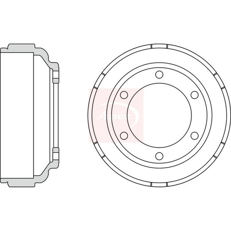 Apec Brake Drum Assembly Rear DRM9920