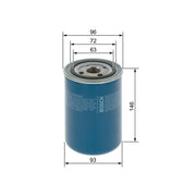 Bosch Fuel Filter Element fits Scania 4 - Series 1995-2008