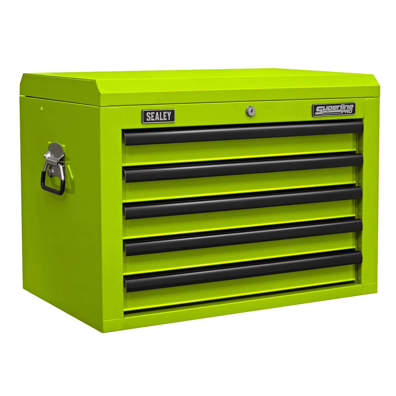 Superline Pro Superline PRO Topchest 5 Drawer - Green/Black AP26059THV Superline Pro - Dynamic Drive