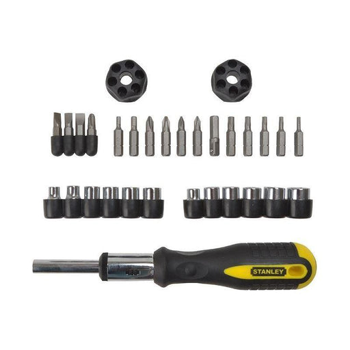 Stanley® Hand Tools Ratchet Screwdriver Set of 29 STANLEY® Hand Tools - NN4 Online