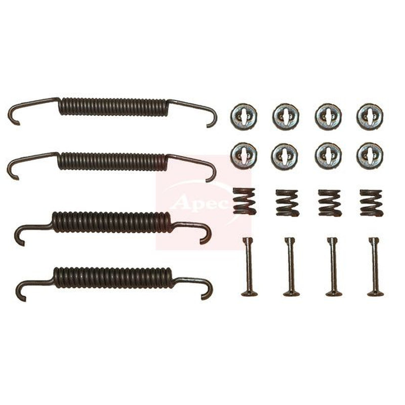 Apec Brake Shoe Accessory Kit Rear fits Fiat 126 1981-2000