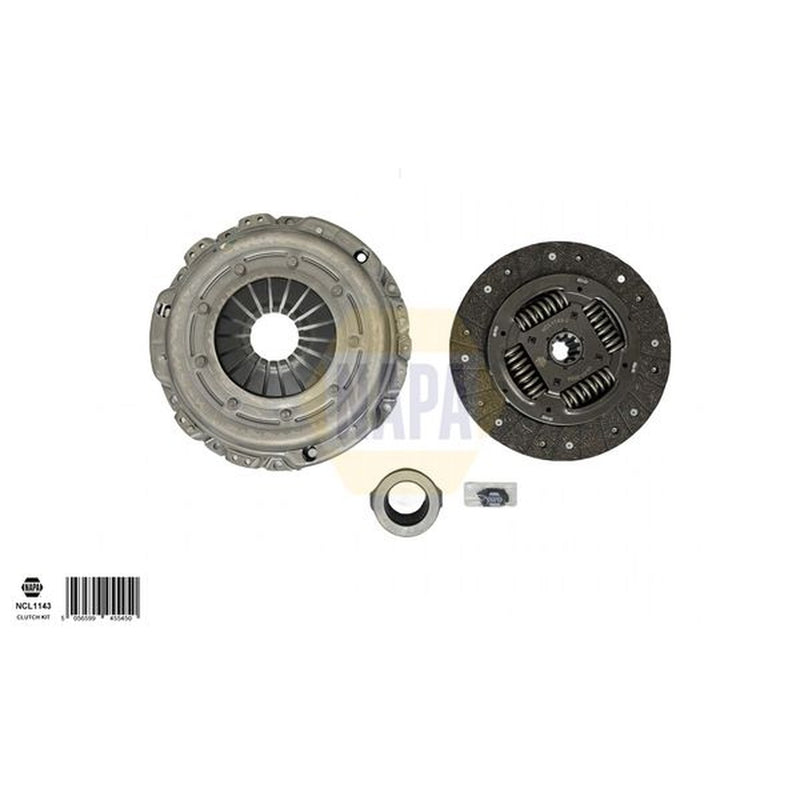 NAPA Clutch Kit Set 3pc fits Citroën Dispatch II 2011-2016 2.0