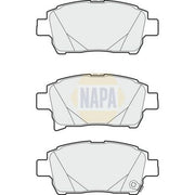 NAPA Front Brake Vented Discs & Pads fits Toyota Prius Liftback 2003-2009 1.5