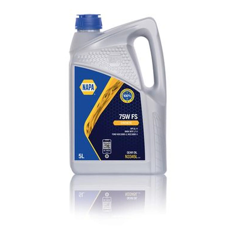 NAPA Manual Transmission Oil 5L GL-4 MTF LT-3 75W fits Audi A1 2010-2015 1.2 1.6