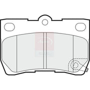 Apec Rear Brake Pad Set fits Lexus Gs 2005-2011