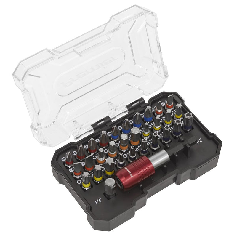 Sealey Premier Premier Colour-Coded Bit Set 32pc AK2110 Sealey Premier - Dynamic Drive
