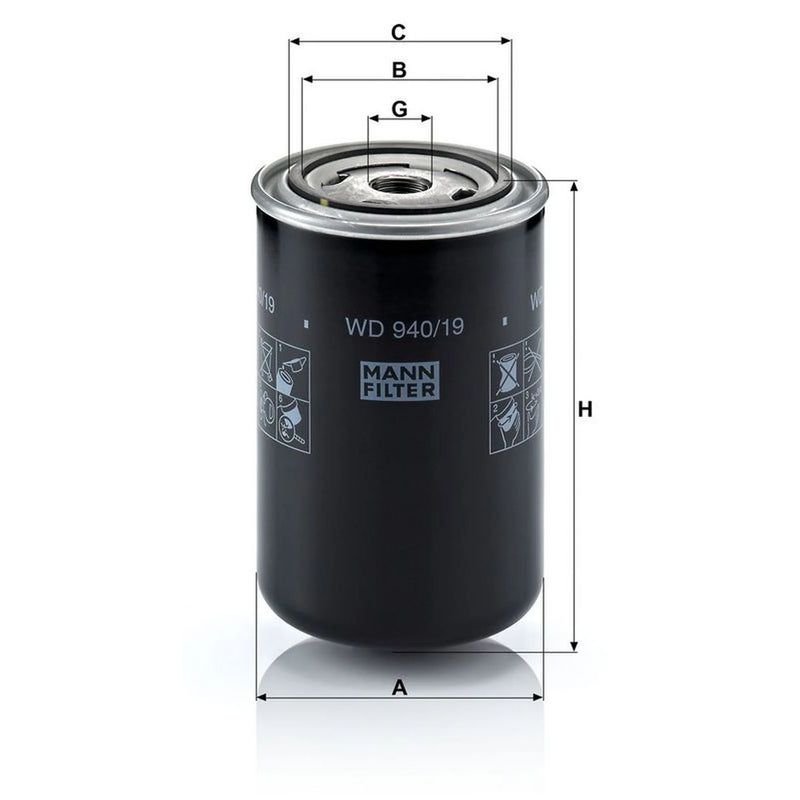 MANN-FILTER Engine Oil Filter