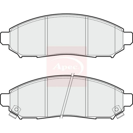 Apec Front Brake Pad Set PAD1867