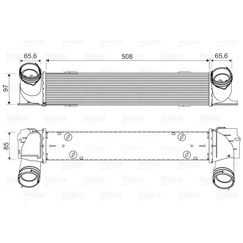 Valeo Intercooler (Charge Air Cooler) 818553