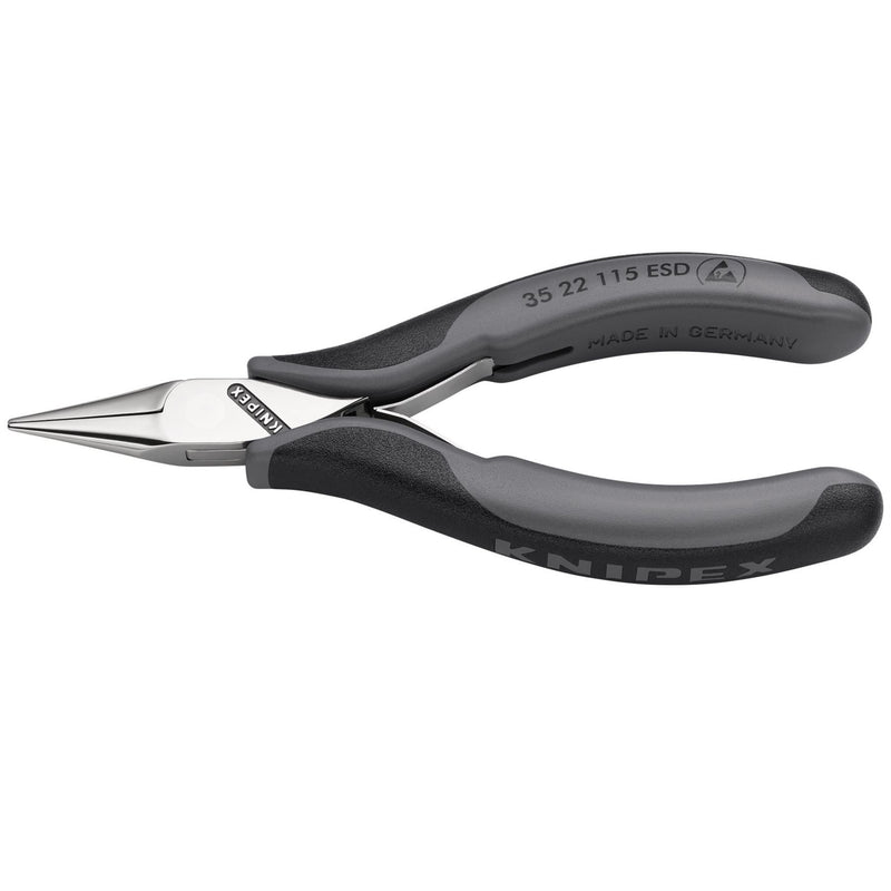 Draper Knipex 35 22 115 ESD Flat Round Jaw Electrostatic Pliers, 115mm 37067 Draper - Dynamic Drive