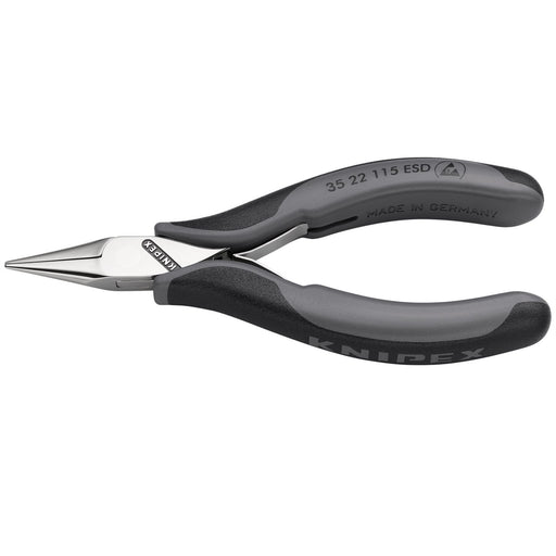 Draper Knipex 35 22 115 ESD Flat Round Jaw Electrostatic Pliers, 115mm 37067 Draper - Dynamic Drive