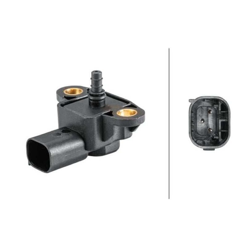 Hella Turbo Boost Pressure Sensor behind exhaust turb fits Mercedes-Benz C-Class