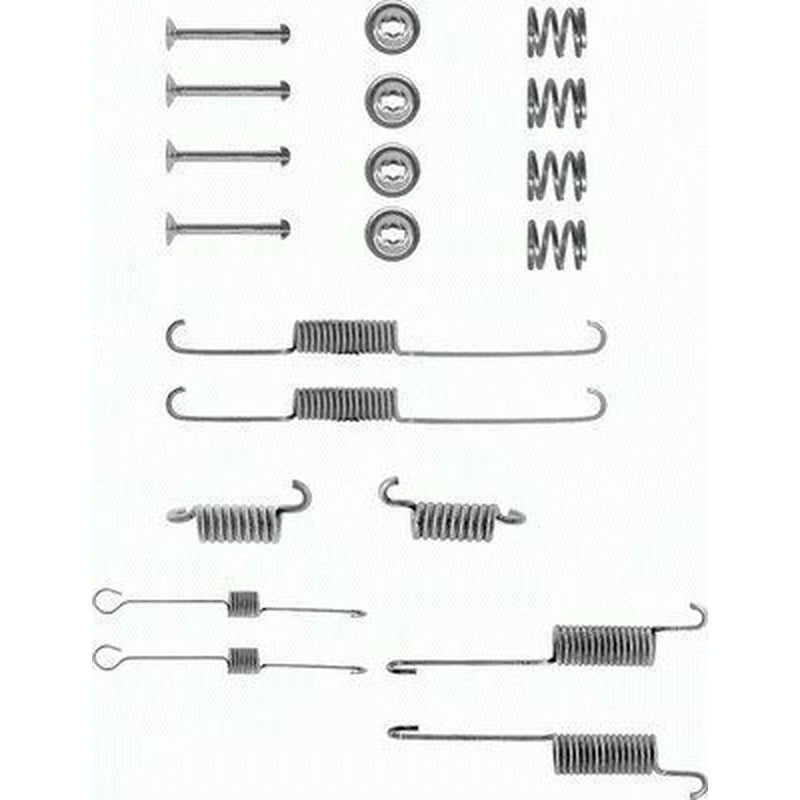 Mintex Brake Shoe Accessory Kit Rear fits Ford Sierra I 1982-1986 1.8 2.0 2.3