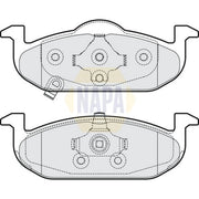 NAPA Front Brake Pad Set fits MG MG 3 2011 on 1.3 1.5