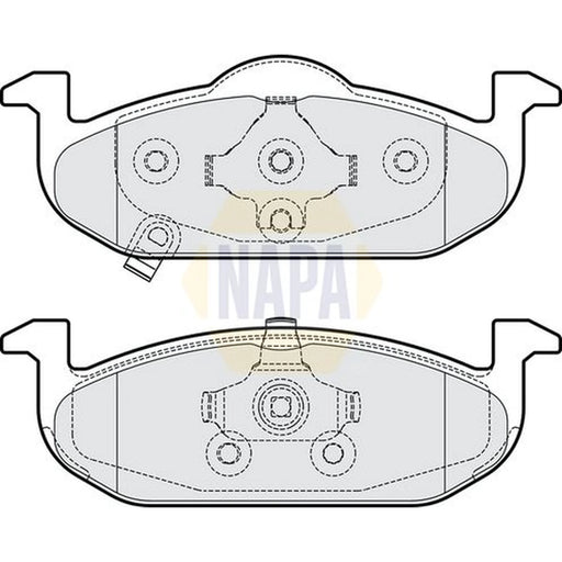 NAPA Front Brake Pad Set NBP1642