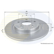 Comline Front & Rear Brake Discs & Pads fits Toyota Avensis 2008-2018 2.0 2.2