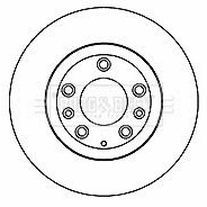 Borg & Beck Front Brake Vented Discs & Pads fits Mazda MX-5 2005-2016 1.8 2.0