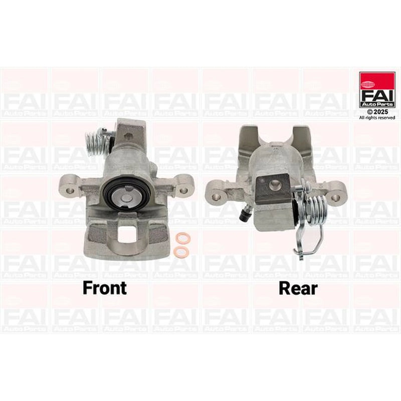 FAI Brake Caliper Assembly Rear Left fits Kia Picanto I 2004-2011 1.0 1.1
