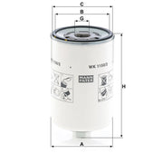 MANN-FILTER Fuel Filter Element