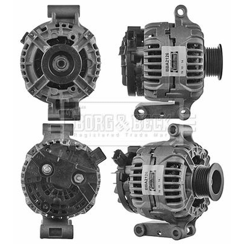 Borg & Beck Car Alternator 12V fits Ford Transit 2000-2006 2.0