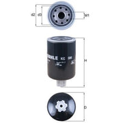 Mahle Fuel Filter Element fits Scania 4 - Series 1995-2008