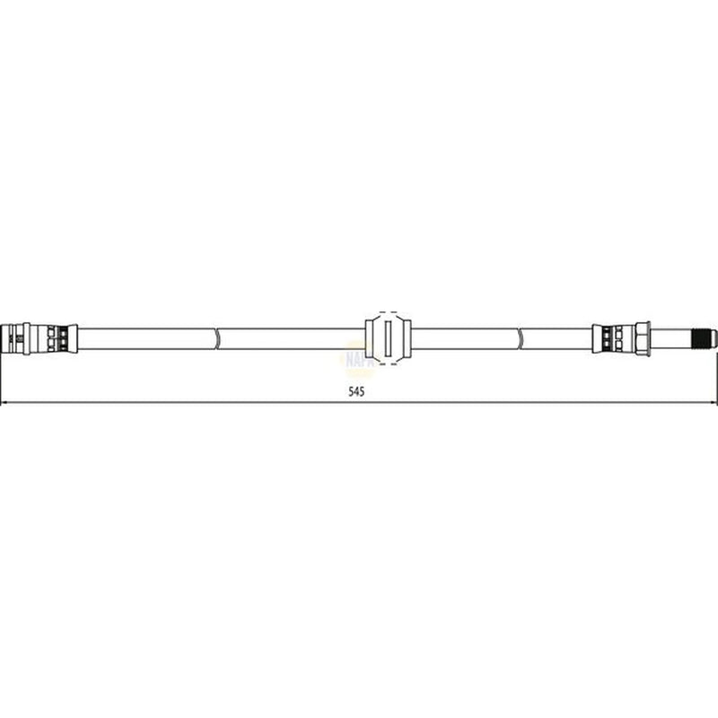 NAPA Brake Hydraulic Hose Line Front NBH1176