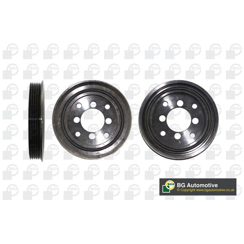 BGA Crank Shaft Belt Pulley fits Ford Courier Box Body/Mpv 1996-2002 1.8