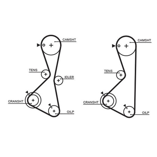 Gates Timing Belt Cambelt 123 Teeth fits Mitsubishi Space Gear 1995-2002 2.0